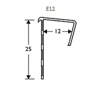 12mm edge bead section